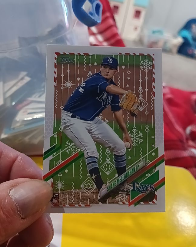 2021 Topps Holiday #HW165 Shane McClanahan Rookie — front