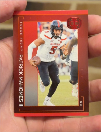 2025 Panini Icon Collection #23 Patrick Mahomes II Texas Tech Red Raiders — front