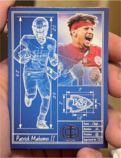 2025 Panini Icon Collection #TA-16 Patrick Mahomes II — front