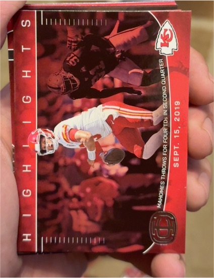 2025 Panini Icon Collection Highlights #IC-15 Patrick Mahomes II — front