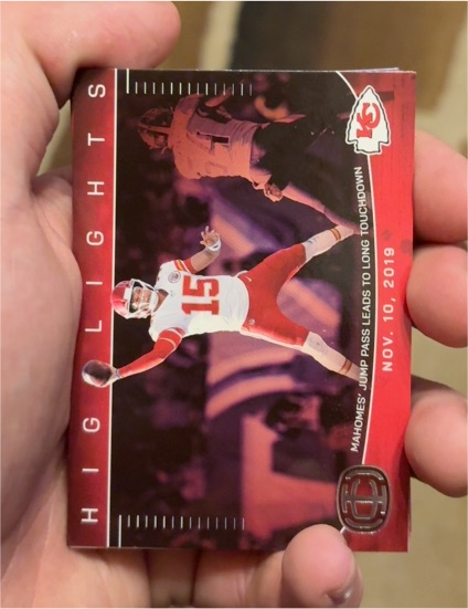 2025 Panini Icon Collection #IC-7 Patrick Mahomes Highlights — front