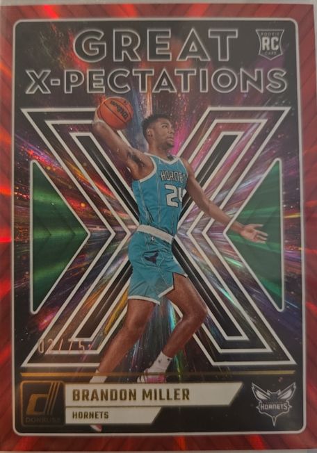2023-24 Donruss Great X-Pectations #2 Brandon Miller — front