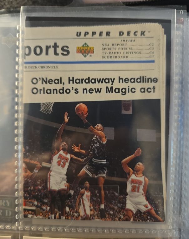1993-94 Upper Deck Special Edition #217 Anfernee Hardaway Shaquille O'Neal — front