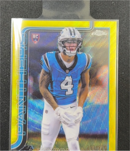2025 Topps Chrome #326 Tetairoa McMillan — front
