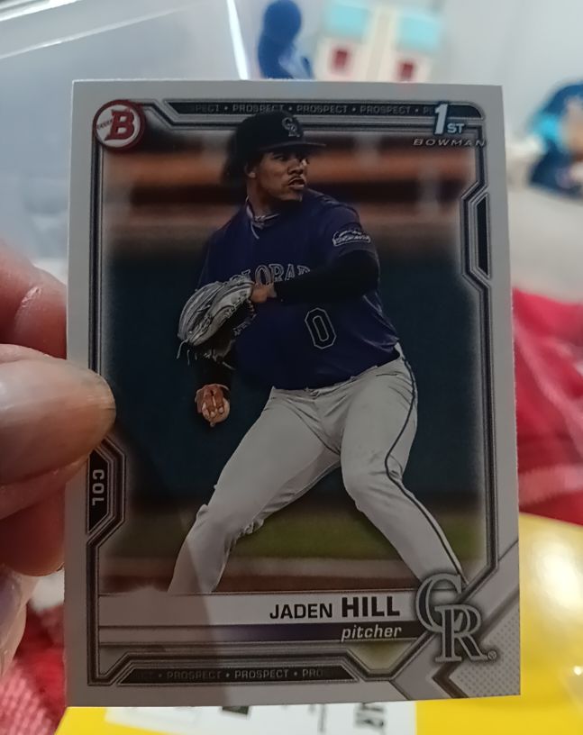 2021 Bowman Draft #BD-142 Jaden Hill — front