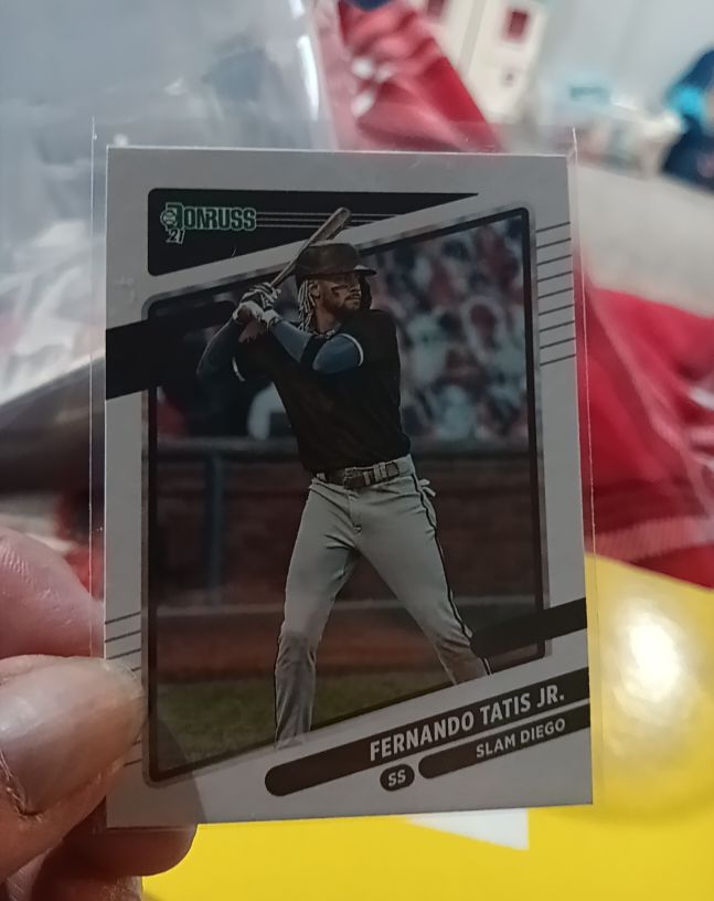 2021 Donruss #71 Fernando Tatis Jr. Slam Diego Variation — front
