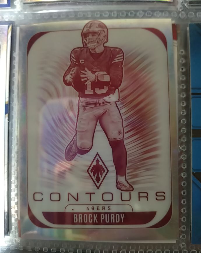 2025 Panini Phoenix Contours #28 Brock Purdy — front