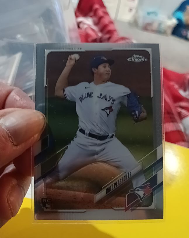 2021 Topps Chrome #136 Nate Pearson — front