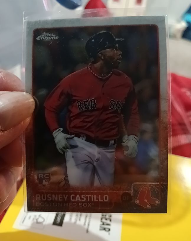 2015 Topps Chrome #160 Rusney Castillo — front