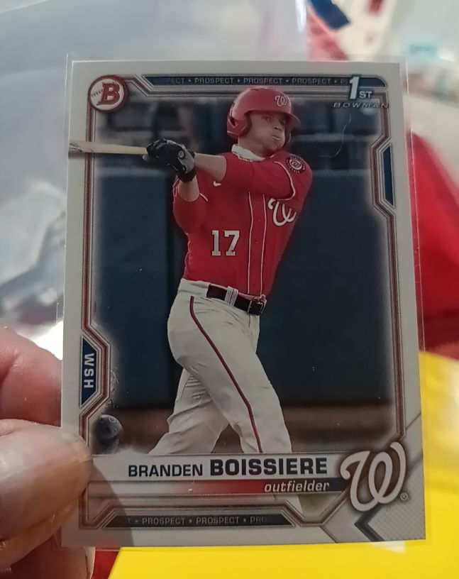 2021 Bowman Draft #BD-156 Branden Boissiere — front