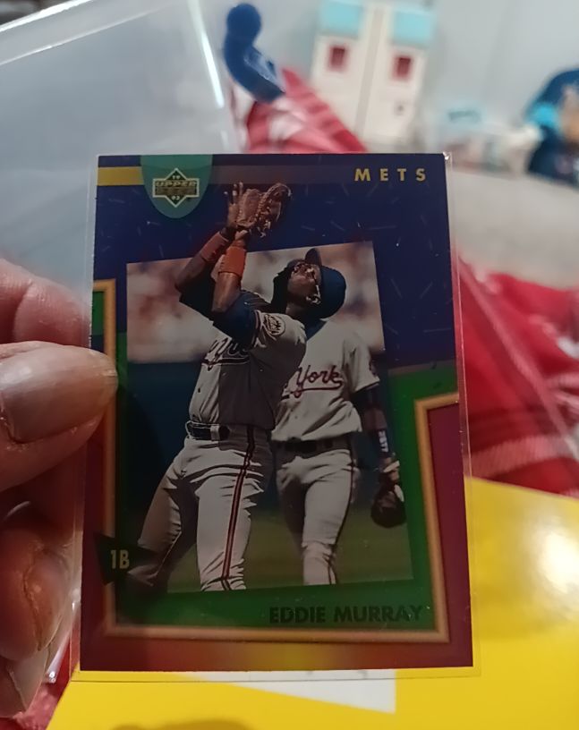1993 Upper Deck Fun Pack #128 Eddie Murray New York Mets — front
