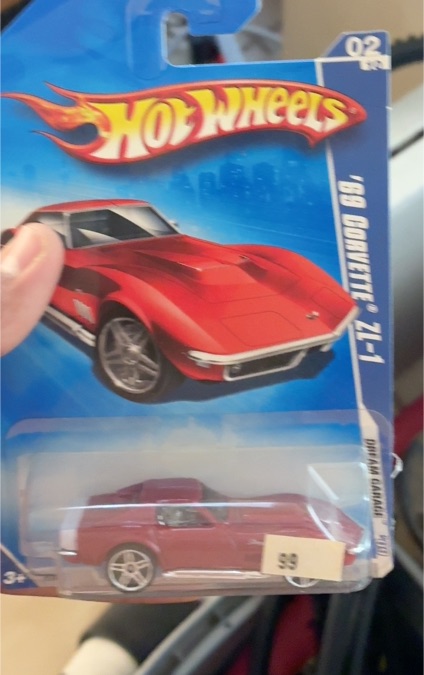 2009 Hot Wheels Dream Garage #02 '69 Corvette ZL-1 — front