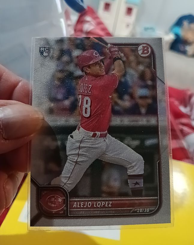 2022 Bowman #93 Alejo Lopez — front