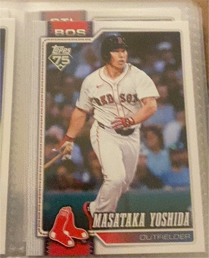 2023 Topps 75 #542 Masataka Yoshida — front