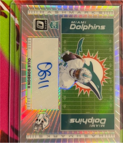 2025 Donruss Optic #HM-OG Ollie Gordon II Hashmarks — front