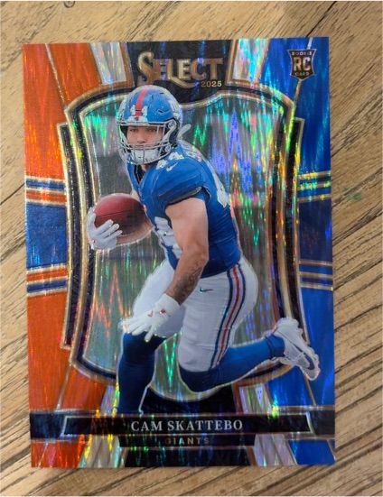 2025 Panini Select #195 Cam Skattebo RC — front