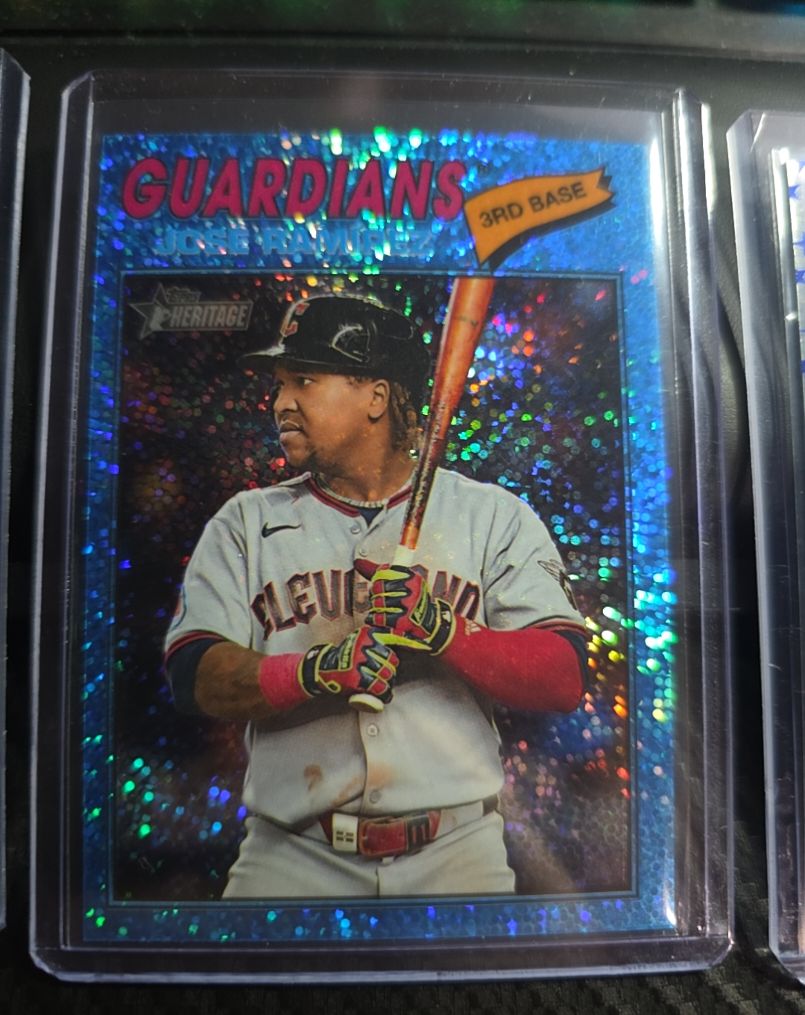 2026 Topps Heritage #52 Jose Ramirez — front