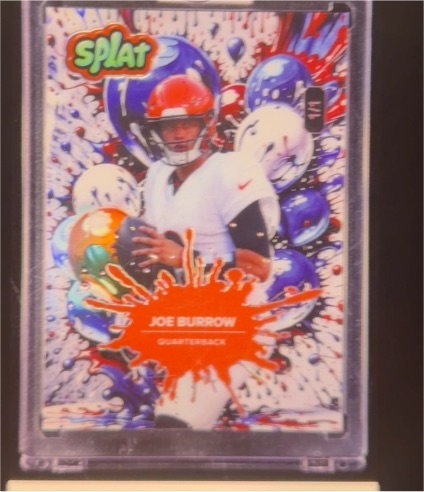 2025 Wild Card SPLAT #SPLAT Joe Burrow — front