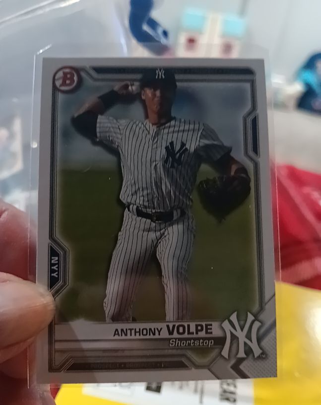 2021 Bowman #BP-85 Anthony Volpe — front