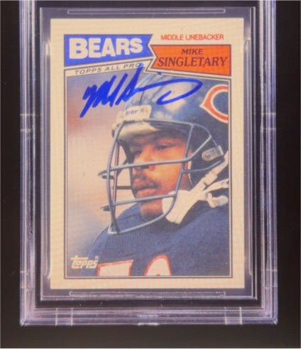 1987 Topps #58 Mike Singletary — front