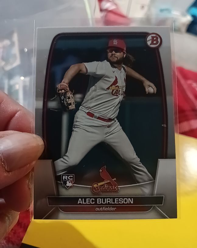 2023 Bowman #47 Alec Burleson Rookie Card — front