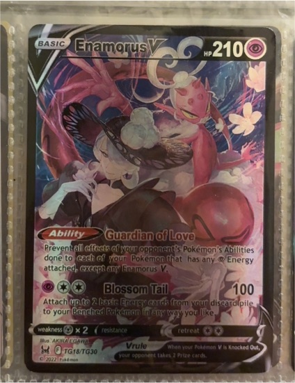2022 Pokémon TG18 Enamorus V — front