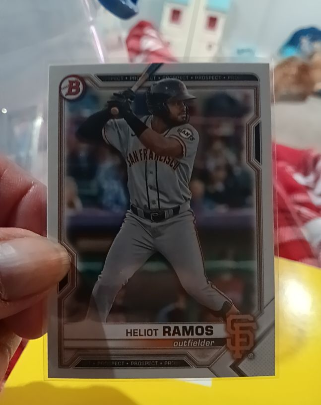 2021 Bowman Draft #BD-137 Heliot Ramos — front