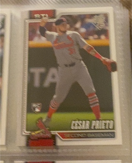 2026 Topps Series 1 #95 Cesar Prieto — front