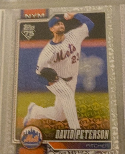 2026 Topps Series 1 #215 David Peterson — front