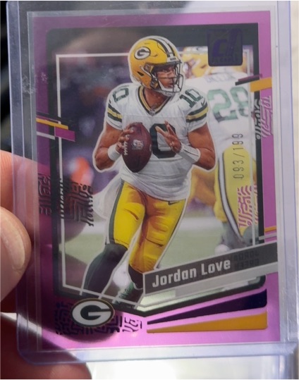 2023 Donruss Clearly #19 Jordan Love — front