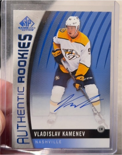 2017-18 SP Game Used Authentic Rookies #98 Vladislav Kamenev — front
