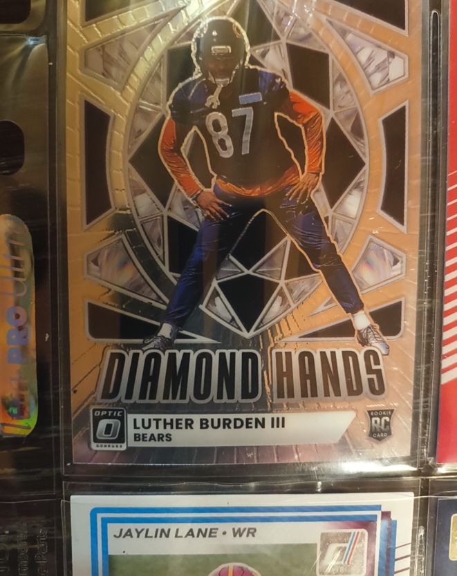 2025 Panini Donruss Optic #5 Luther Burden III Diamond Hands — front