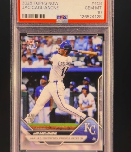 2025 Topps Now #262 Jac Caglianone — front