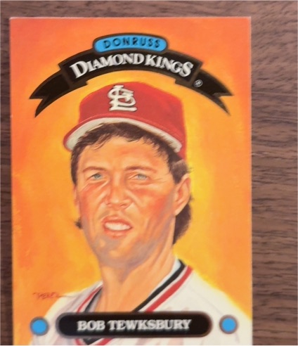 1992 Donruss Diamond Kings Bob Tewksbury — front