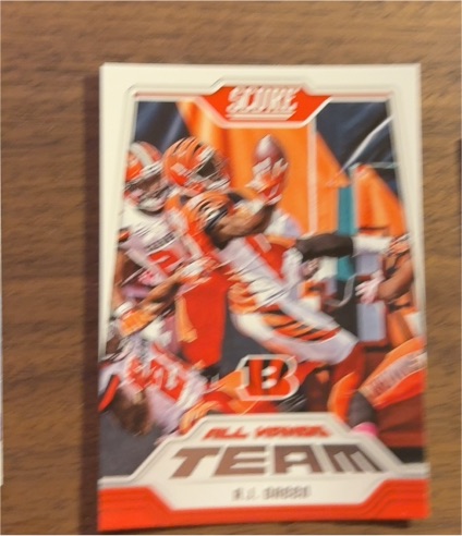 2018 Panini Score Football #15 A.J. Green All Hands Team — front
