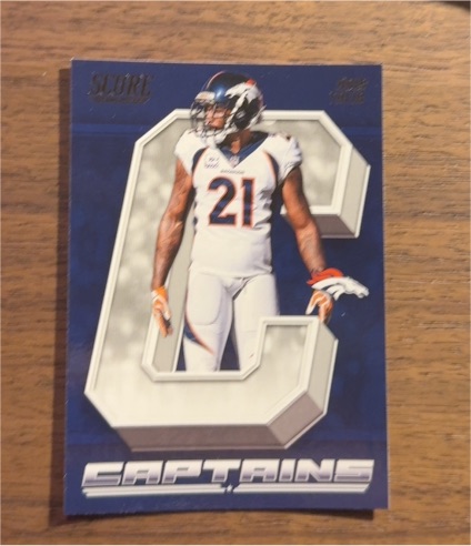 2018 Score Captains #8 Aqib Talib — front