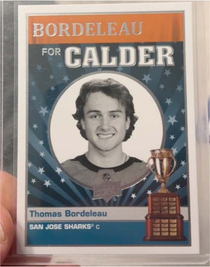 2022-23 Upper Deck Series 2 #CC-3 Thomas Bordeleau For Calder — front