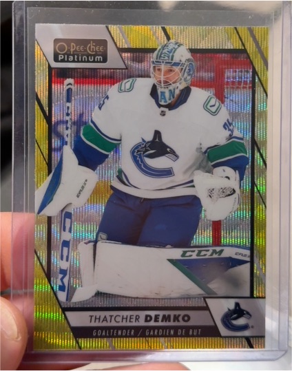 2023-24 O-Pee-Chee Platinum #49 Thatcher Demko — front