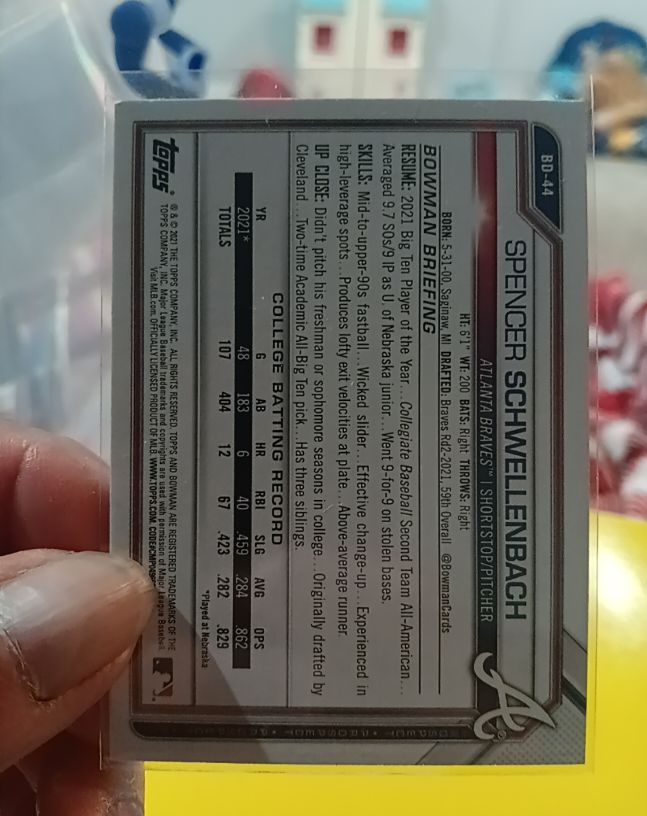 2025 Topps Chrome #203 Spencer Schwellenbach — front