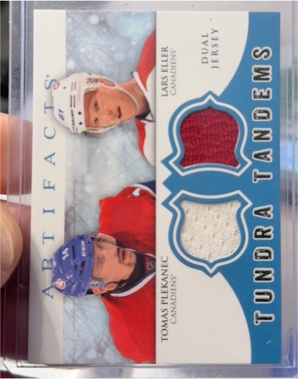 2012-13 Upper Deck Artifacts Tundra Tandems #TT-PE Tomas Plekanec / Lars Eller — front