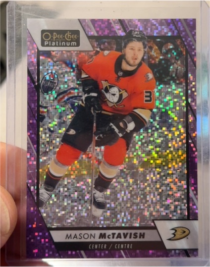 2023-24 O-Pee-Chee Platinum #153 Mason McTavish — front