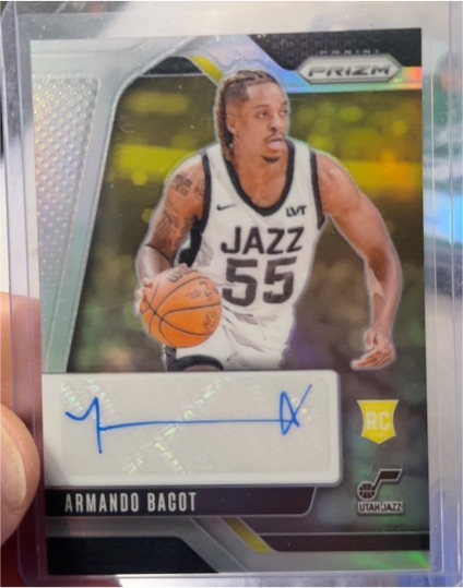 2024-25 Panini Prizm #RSI-ABJ Armando Bacot Rookie Signatures RC Auto — front