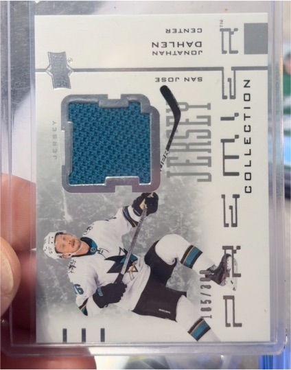 2021-22 Upper Deck Premier Jersey Collection #AJ-JD Jonathan Dahlen — front
