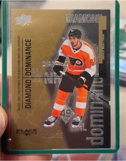 1995 Upper Deck Black Diamond Diamond Dominance #49 Dave Brown — front