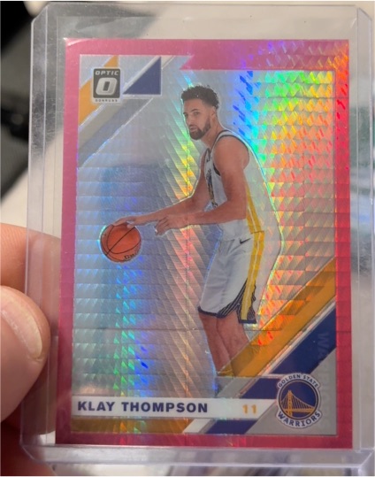 2019-20 Donruss Optic #18 Klay Thompson — front