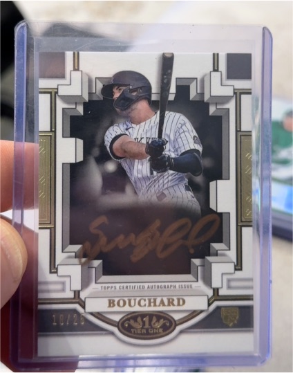 2023 Topps Tier One Break Out Autographs #BOA-SB2 Sean Bouchard — front