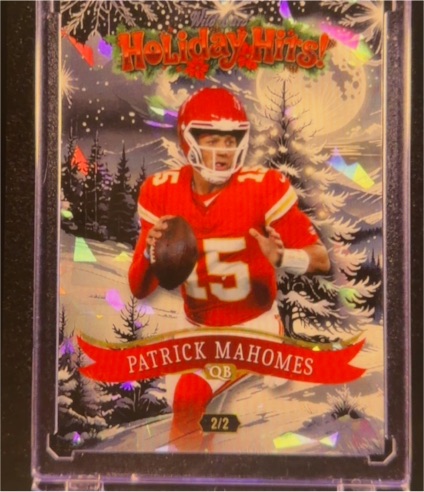 2025 Wild Card Holiday Hits 2/2 Patrick Mahomes — front