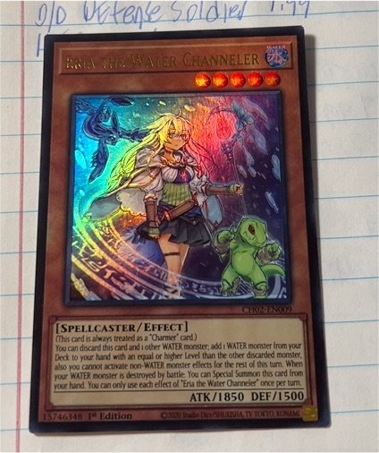 2020 Yu-Gi-Oh! CH02-EN009 Eria the Water Channeler — front