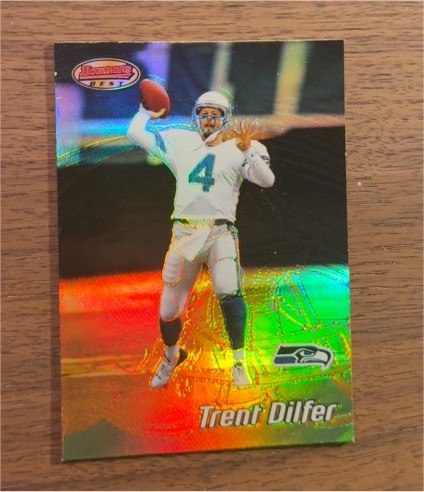 2002 Bowman's Best #60 Trent Dilfer — front