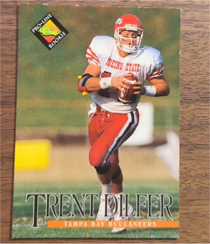 1994 Classic Pro Line Live #333 Trent Dilfer — front